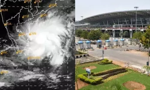 तूफ़ान के कारण चेन्नई हवाई अड्डे को अस्थायी रूप से बंद: सभी उड़ानें रद्द