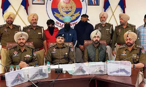 Kapurthala में तीन गिरफ्तार, हथियार जब्त