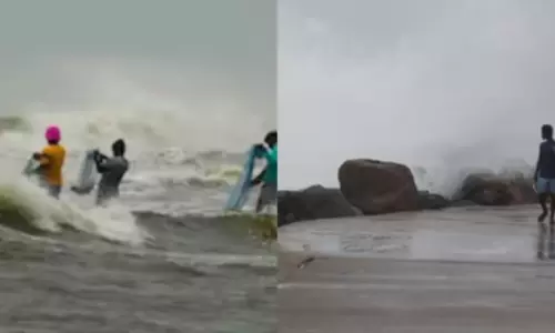 Tamil Nadu के कई हिस्सों में तेज हवाओं के साथ भारी बारिश