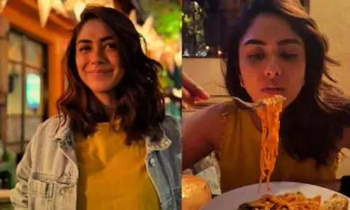 Mrunal Thakur का चीट डे मेनू है फ्रेंच टोस्ट, फ्राइज़ और मसालेदार नूडल्स Mrunal Thakur का चीट डे मेनू है फ्रेंच टोस्ट, फ्राइज़ और मसालेदार नूडल्स