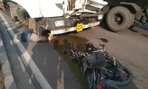 युवा किसान को ट्रेलर ने लिया चपेट में, मौत