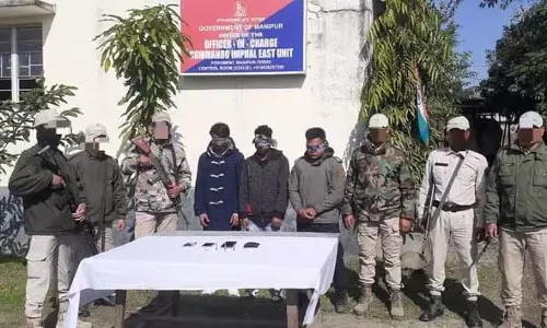 Manipur पुलिस की कार्रवाई जबरन वसूली की गतिविधियों में शामिल