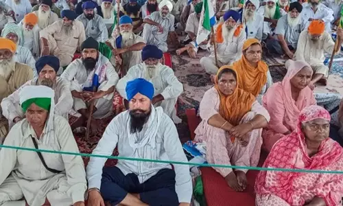 Punjab: खनौरी बॉर्डर पर किसान नेता दल्लेवाल आमरण अनशन पर बैठे