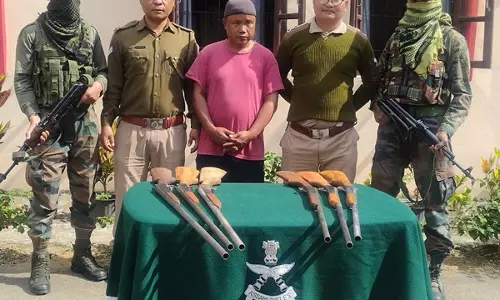 Assam राइफल्स और मिजोरम पुलिस ने संयुक्त अभियान चलाकर छह राइफलें बरामद कीं, एक गिरफ्तार