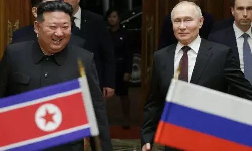 North Korea के नेता किम जोंग उन ने रूस को अटूट समर्थन देने की कसम खाई North Korea के नेता किम जोंग उन ने रूस को अटूट समर्थन देने की कसम खाई