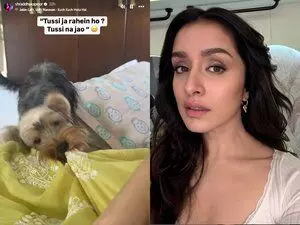 Shraddha Kapoor ने अपने प्यारे दोस्त के साथ ‘तुस्सी ना जाओ’ पल को फिर से बनाया