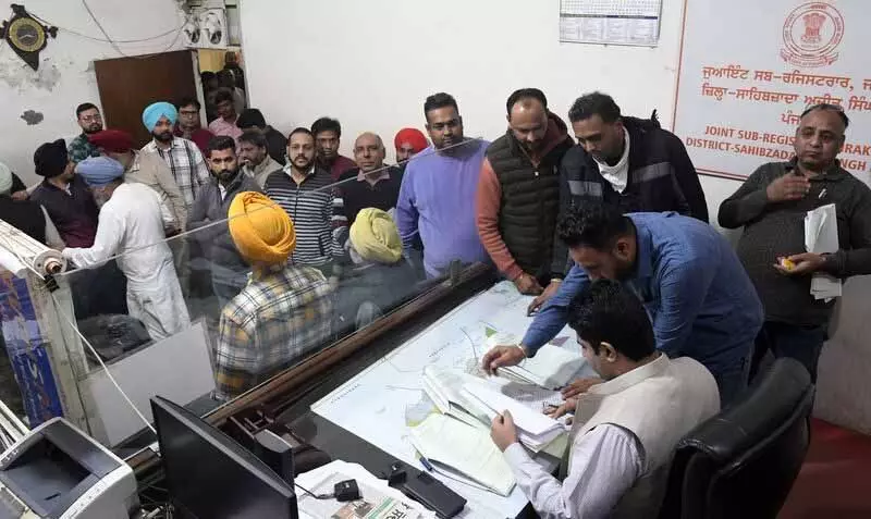 Mohali में राजस्व अधिकारियों के काम पर लौटने से 12 रजिस्ट्रीयां संसाधित हुईं