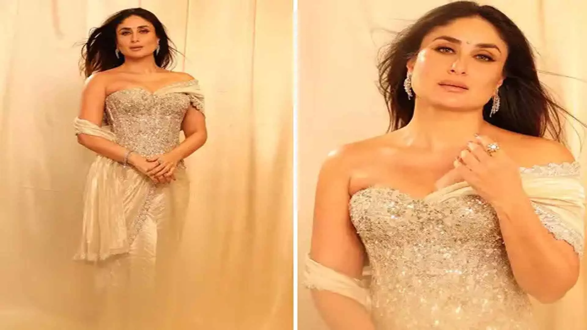 Kareena Kapoor Khan ने अवॉर्ड समारोह में शिमर साड़ी में जलवा बिखेरा