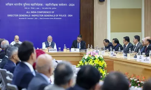 PM Modi ने डीजीपी/आईजीपी सम्मेलन की शुरुआत की, पुलिस व्यवस्था और सुरक्षा पर चर्चा की PM Modi ने डीजीपी/आईजीपी सम्मेलन की शुरुआत की, पुलिस व्यवस्था और सुरक्षा पर चर्चा की