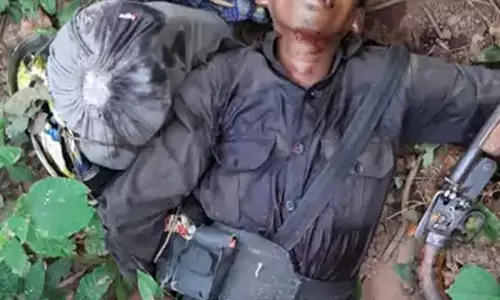 मुठभेड़ स्थल फोटो, मारे गए 7 नक्सलियों में एक महिला भी शामिल मुठभेड़ स्थल फोटो, मारे गए 7 नक्सलियों में एक महिला भी शामिल