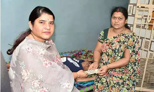Andhra Pradesh : नांदयाल में 95.49% पेंशन वितरित Andhra Pradesh : नांदयाल में 95.49% पेंशन वितरित