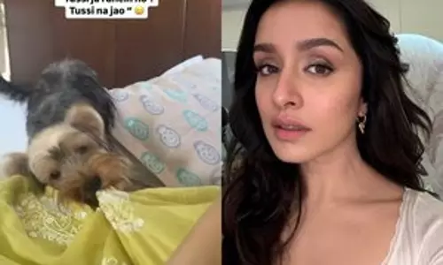 Shraddha Kapoor ने अपने प्यारे दोस्त के साथ ‘तुस्सी ना जाओ’ पल को फिर से बनाया