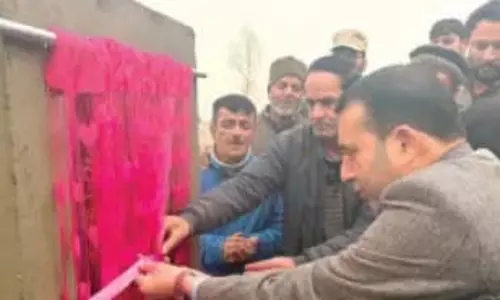 फारूक शाह ने BDO क्वार्टर का शिलान्यास किया