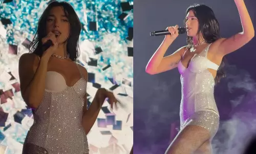 Dua Lipa ने शानदार संगीत कार्यक्रम के बाद भारत को अलविदा कहा Dua Lipa ने शानदार संगीत कार्यक्रम के बाद भारत को अलविदा कहा