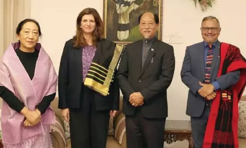 Nagaland ने ब्रिटिश प्रतिनिधिमंडल के साथ गोलमेज चर्चा में निवेश की संभावनाओं पर प्रकाश डाला Nagaland ने ब्रिटिश प्रतिनिधिमंडल के साथ गोलमेज चर्चा में निवेश की संभावनाओं पर प्रकाश डाला