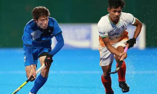 Junior Asia Cup हॉकी में भारत ने कोरिया को 8-1 से हराया, पूल ए में शीर्ष पर Junior Asia Cup हॉकी में भारत ने कोरिया को 8-1 से हराया, पूल ए में शीर्ष पर
