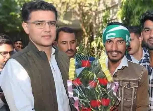 भारतीय किसान यूनियन मंच के प्रदेश उपाध्यक्ष ने की Sachin Pilot से मुलाकात