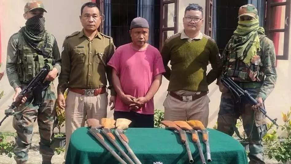 Mizoram पुलिस राइफल्स ने सेरछिप में छह राइफलें जब्त