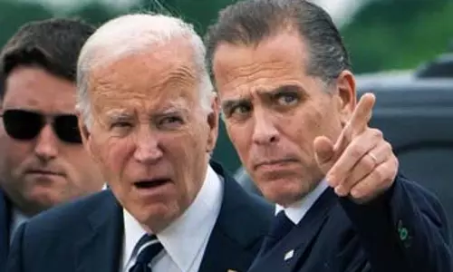 Biden ने अपने बेटे हंटर को बंदूक अपराध और कर अपराधों के लिए माफ़ कर दिया