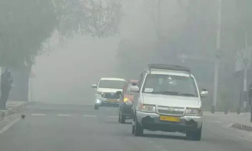 Valley in Veil: कश्मीर में घना कोहरा, ठंड का कहर