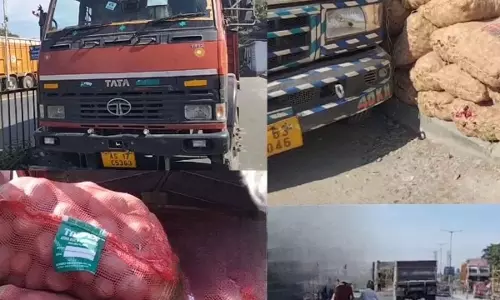 Bengal Police ने आलू और प्याज ले जा रहे ट्रकों का असम में प्रवेश रोका