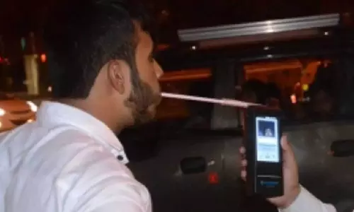 Telangana :  शराब पीकर गाड़ी चलाने के आरोप में 172 लोग पकड़े गए