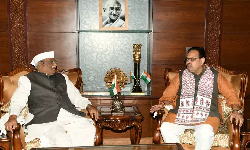 Jaipur: मुख्यमंत्री शर्मा ने राज्यपाल से की शिष्टाचार भेंट
