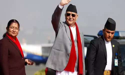 Nepal के प्रधानमंत्री ओली चीन रवाना हुए Nepal के प्रधानमंत्री ओली चीन रवाना हुए