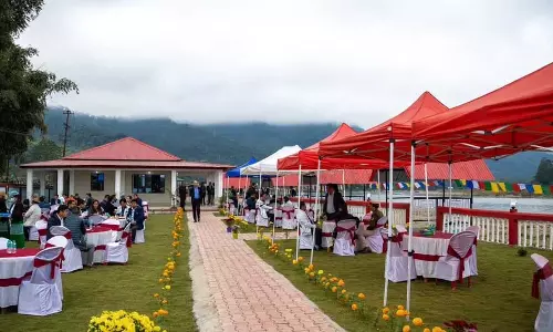 Arunachal के मुख्यमंत्री ने योमगो रिवरफ्रंट, आलो में वॉकवे का उद्घाटन