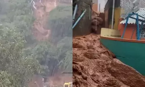 Tiruvannamalai में एक और जगह भूस्खलन.. चीखते-चिल्लाते भागे लोग