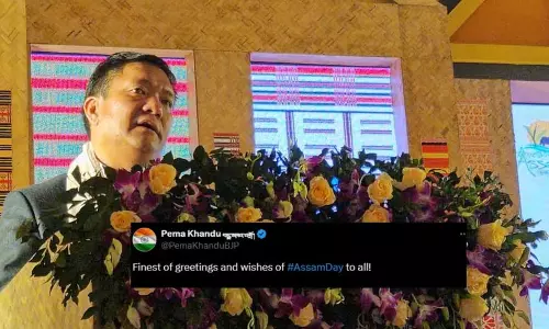 Arunachal के मुख्यमंत्री ने राज्य दिवस पर असम की प्रगति की सराहना की