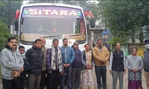 श्री रामलला दर्शन के लिए रायगढ़ जिले का सातवां जत्था हुआ रवाना