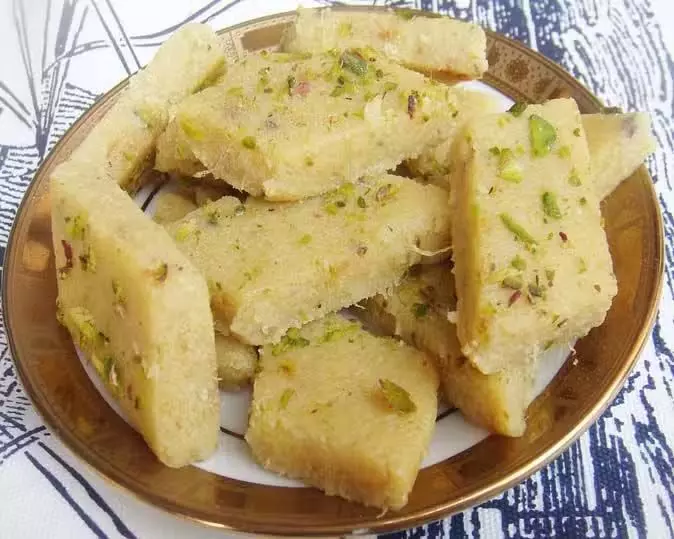 Recipe : शकरकंद की बर्फी