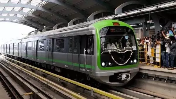 Namma Metro: नागासंद्रा-मदावरा से मेट्रो के यात्रियों की संख्या ?