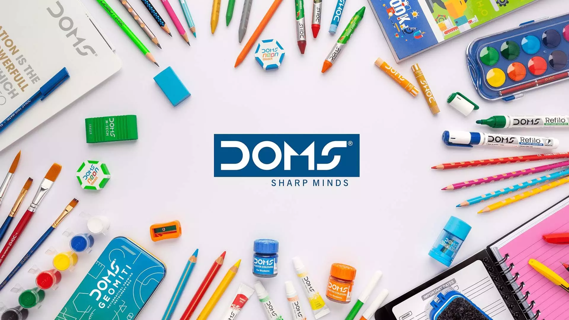 Doms Industries शेयर की कीमत में -2.53% कम