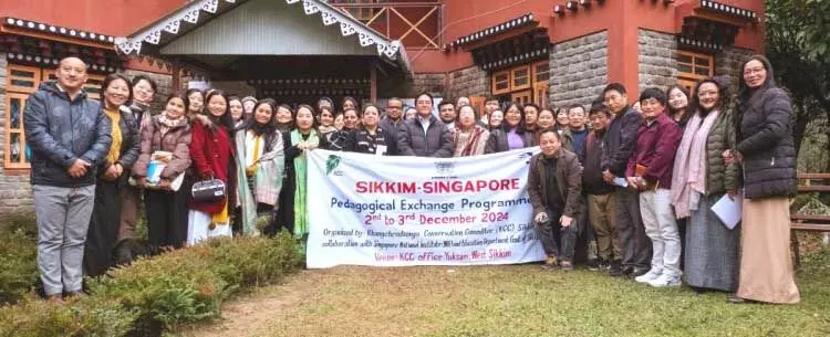 Sikkim-Singapore शिक्षक विनिमय कार्यक्रम युक्सम में शुरू हुआ