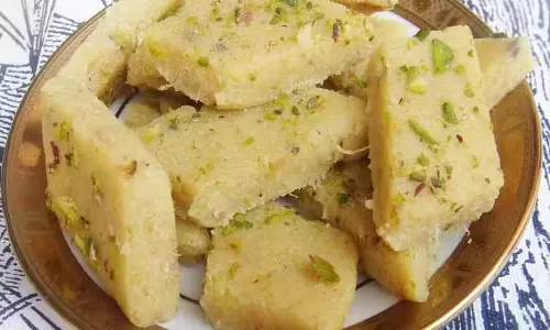 Recipe : शकरकंद की बर्फी