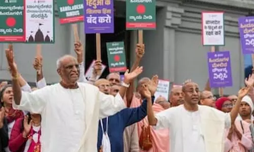 Hindus पर हमलों के बीच इस्कॉन कोलकाता ने बांग्लादेशी भिक्षुओं से कहा
