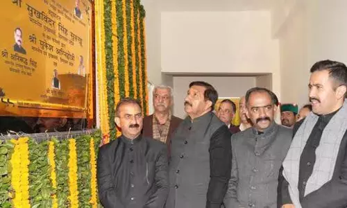 Shimla के ढली में नए बस स्टैंड का शिलान्यास Shimla के ढली में नए बस स्टैंड का शिलान्यास