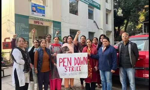 Chandigarh: होम्योपैथिक अस्पताल में शिक्षकों की हड़ताल छठे दिन भी जारी