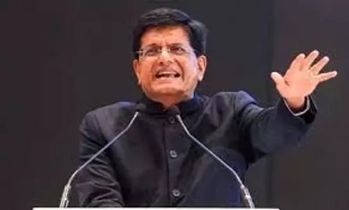 Goyal कार्बन फुटप्रिंट कम करने के लिए टिकाऊ उपभोग पैटर्न को बढ़ावा देने पर जोर दिया Goyal कार्बन फुटप्रिंट कम करने के लिए टिकाऊ उपभोग पैटर्न को बढ़ावा देने पर जोर दिया