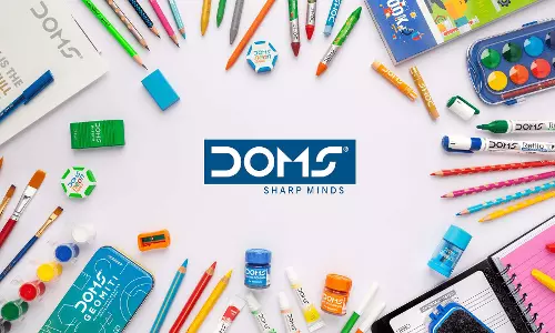 Doms Industries शेयर की कीमत में -2.53% कम