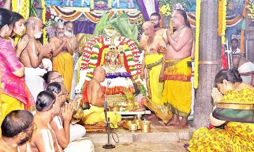 Andhra Pradesh : वसंतोत्सव पर धार्मिक उत्साह Andhra Pradesh : वसंतोत्सव पर धार्मिक उत्साह