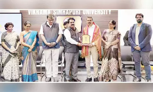 Andhra Pradesh : वीएसयू में ‘नवाचार, इनक्यूबेशन और उद्यमिता’ पर कार्यशाला आयोजित Andhra Pradesh : वीएसयू में ‘नवाचार, इनक्यूबेशन और उद्यमिता’ पर कार्यशाला आयोजित