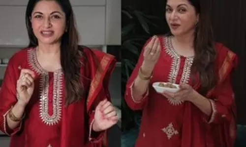 Bhagyashree ने सर्दियों के मौसम के लिए लड्डू बनाने की विधि बताई Bhagyashree ने सर्दियों के मौसम के लिए लड्डू बनाने की विधि बताई