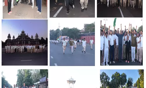 Jaipur: गृह रक्षा संगठन के 62वें स्थापना दिवस के उपलक्ष्य में मैराथन दौड़ का आयोजन Jaipur: गृह रक्षा संगठन के 62वें स्थापना दिवस के उपलक्ष्य में मैराथन दौड़ का आयोजन
