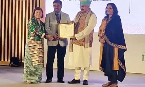 Sikkim ने आउटलुक ट्रैवलर के सर्वश्रेष्ठ उभरते इको-पर्यटन स्थल का पुरस्कार जीता Sikkim ने आउटलुक ट्रैवलर के सर्वश्रेष्ठ उभरते इको-पर्यटन स्थल का पुरस्कार जीता