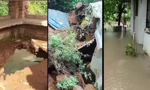 Heavy Rain: दीवार ढहने से मकान ढह गया, पुल के आसपास की दीवार ढह गई Heavy Rain: दीवार ढहने से मकान ढह गया, पुल के आसपास की दीवार ढह गई