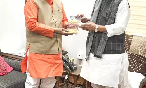 Jaipur: शिक्षा मंत्री मदन दिलावर की लोकसभाध्यक्ष सहित केन्द्रीय मंत्रियों से भेंट Jaipur: शिक्षा मंत्री मदन दिलावर की लोकसभाध्यक्ष सहित केन्द्रीय मंत्रियों से भेंट