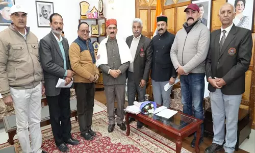 हिमाचल राज्य मास्टर्स गेम्स एसोसिएशन के प्रतिनिधिमंडल ने CM Sukhu से मुलाकात की